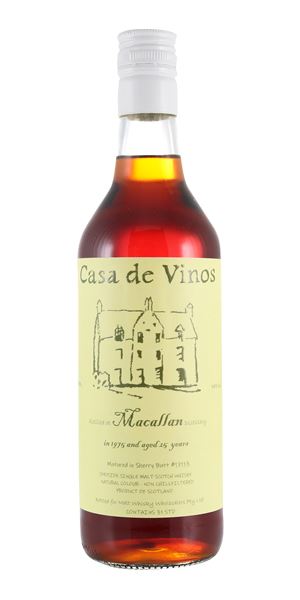 Macallan 25 Years Old, Casa de Vinos, Bottled c.2000 (Malt Whisky Wholesalers)