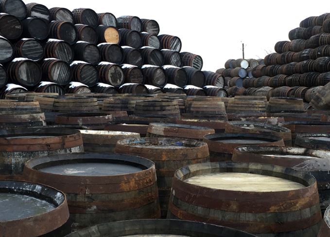 Scotch whisky casks