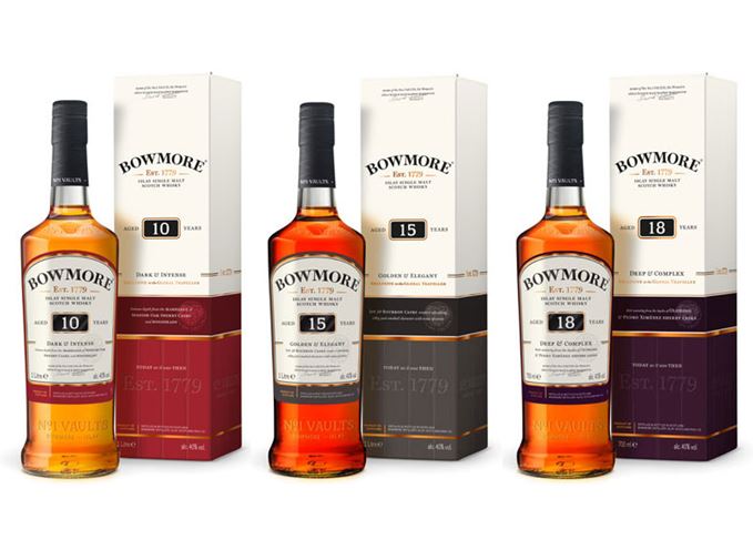 Bowmore travel retail whisky