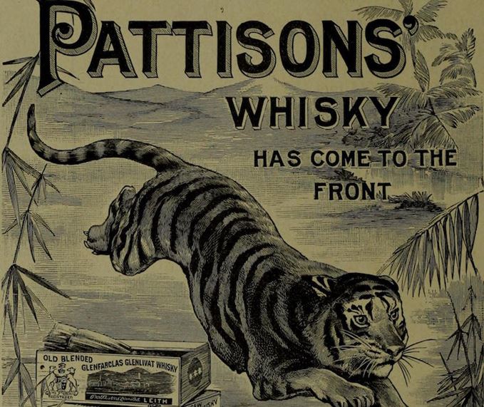 A Pattisons' Whisky advertisement