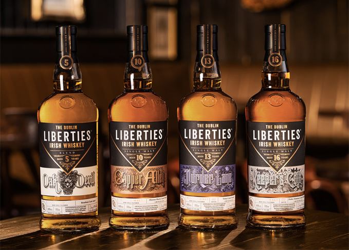 The Dublin Liberties single malt whiskeys