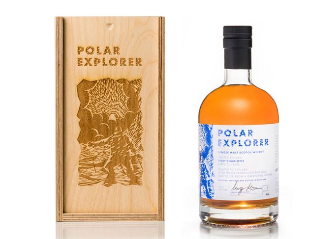 The Polar Explorer whisky arctic water