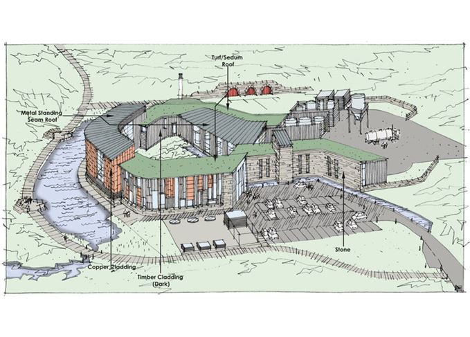 Elixir Distillers distillery artist's impression