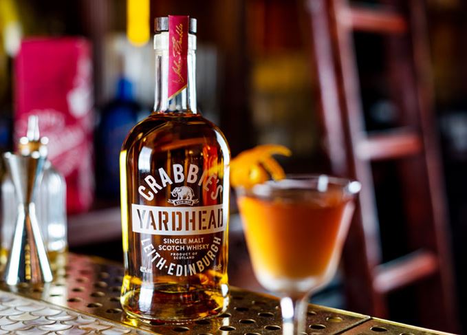 Crabbie’s Yardhead and Bobby Burns cocktail