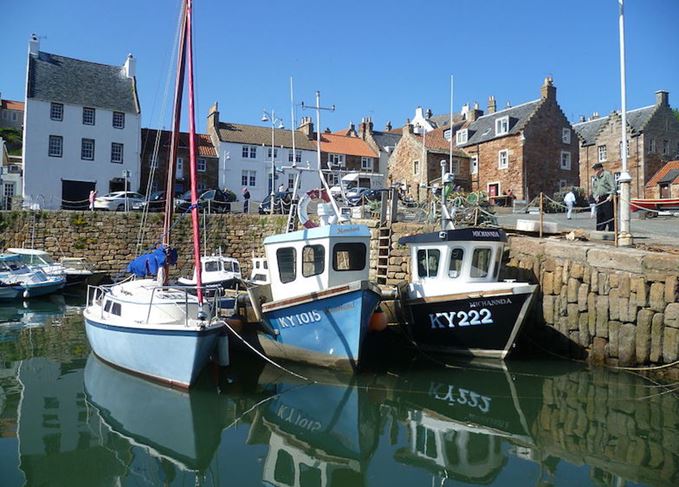 Crail harbour East Fife travel