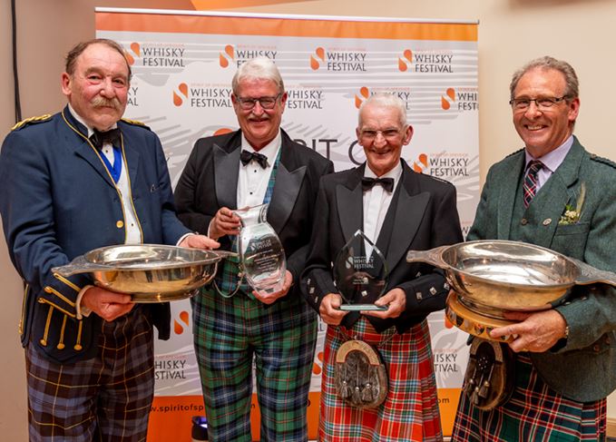 Charles MacLean, Michael Urquhart, Dennis McBain and Ian Millar