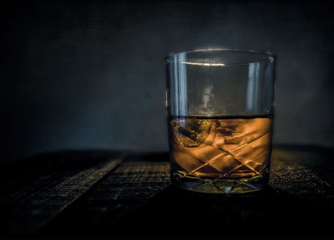 Glass of whisky