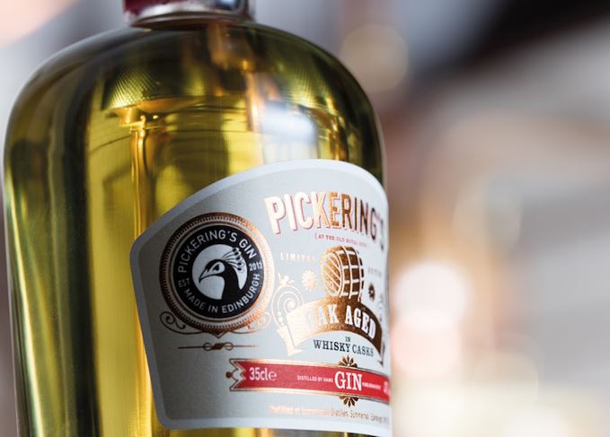 Pickering's oak-aged gin