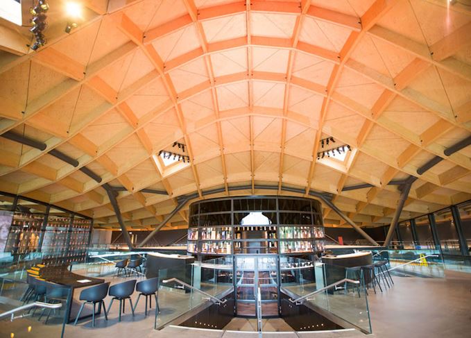 Macallan distillery interior and roof