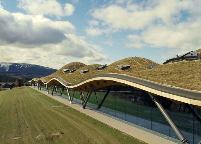 Macallan distillery exterior