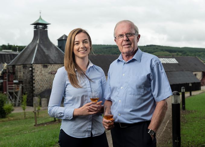 Kelsey McKechnie and David Stewart MBE Balvenie