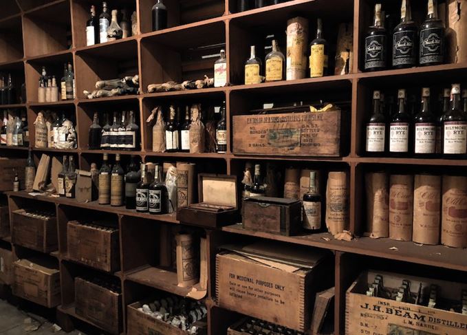 Secret vault of pre-Prohibition whiskey