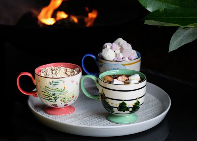 Whisky hot chocolate Christmas cocktails