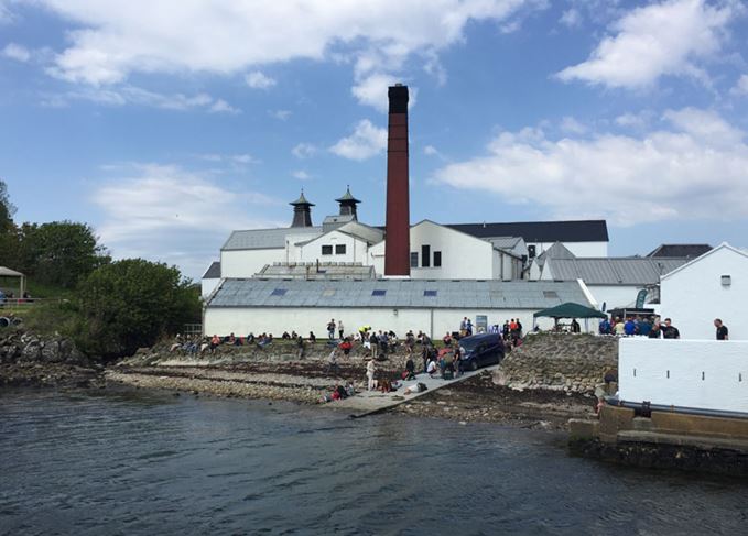 Lagavulin distillery during Islay Festival 2018