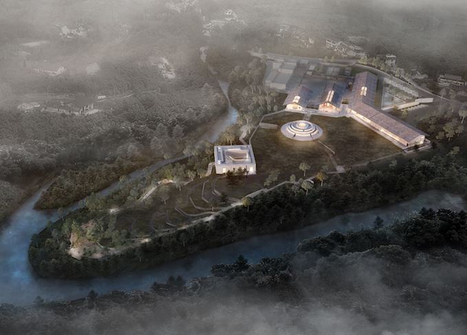 Emeishan distillery architect's impression