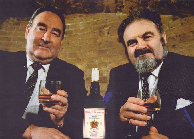 Wallace and Jack Milroy, former owners of Milroy's of Soho