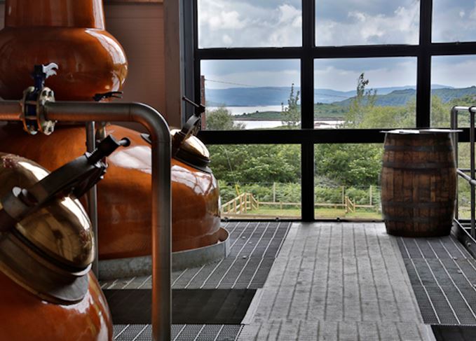 Ardnamurchan stills and cask