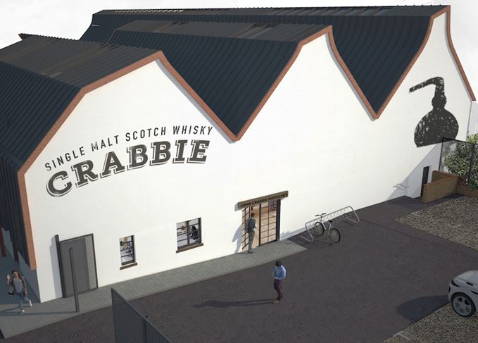 John Crabbie distillery artist's impression