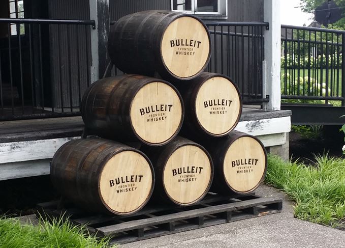 Bulleit Bourbon barrels 