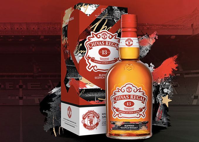 Chivas 13 Manchester United blended whisky