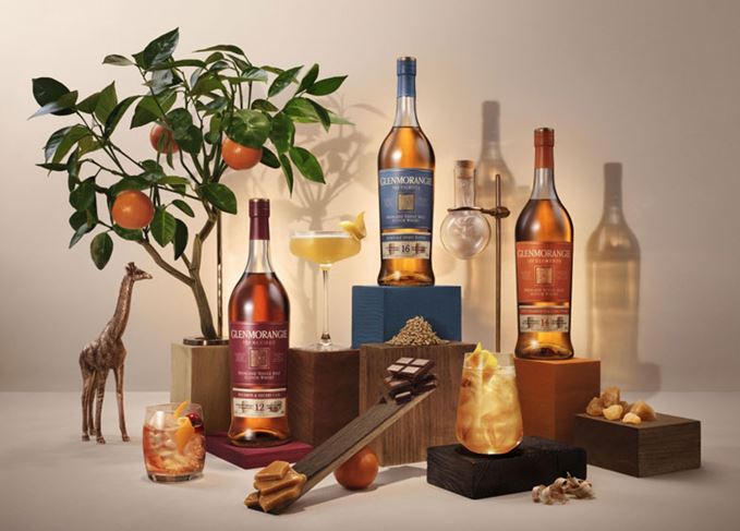 Glenmorangie The Accord, The Elementa and Tribute whiskies