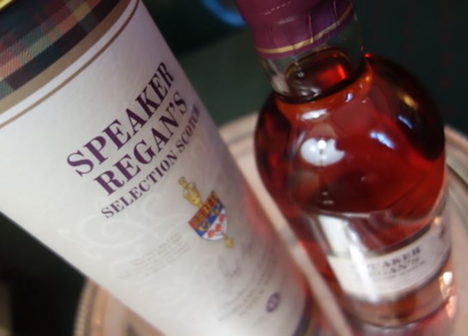 Speaker Regan's official Scotch whisky