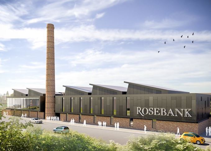 Rosebank distillery artist's impression