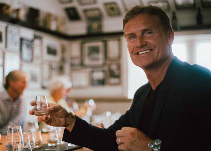 F1's David Coulthard at Highland Park