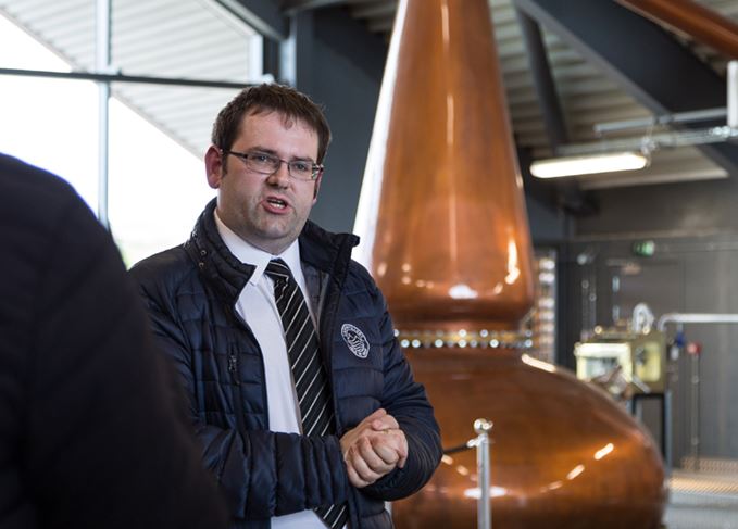 Lagg distillery manager Graham Omand