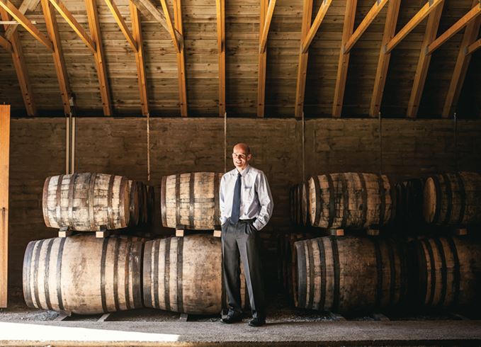 Knockdhu distillery manager Gordon Bruce