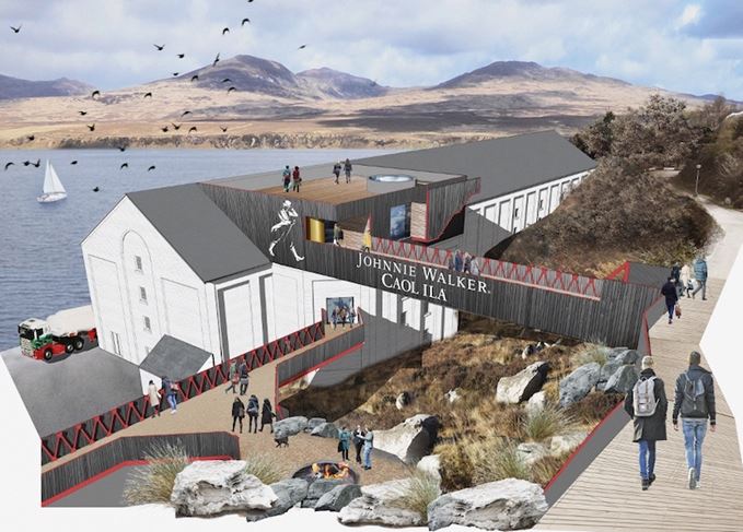 Caol Ila visitor centre artist's impression