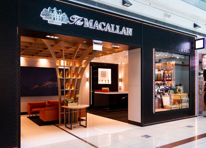 Macallan Boutique at Dubai airport