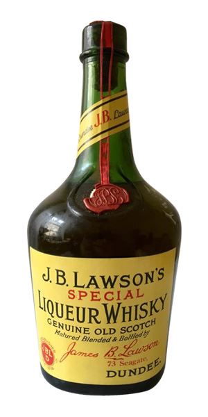 J.B. Lawson’s Special Liqueur Whisky, Bottled 1930s