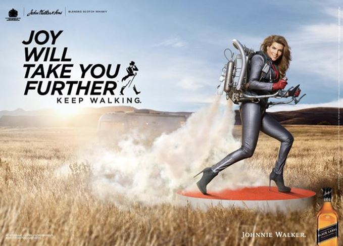 Johnnie Walker's Joy Will Take You Further campaign