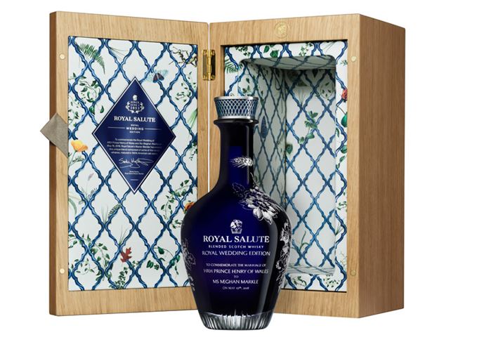 Royal Salute Royal Wedding Edition and presentation box