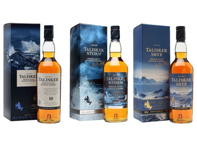 Talisker 10-year-old, Storm and Skye