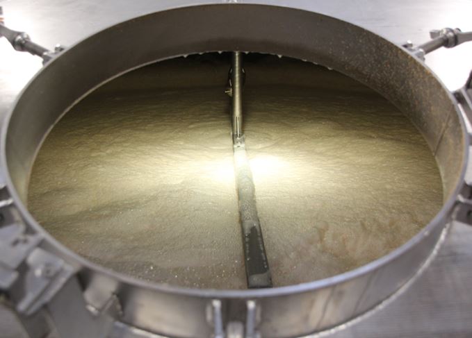 Fermentation tank at Dalmunach distillery