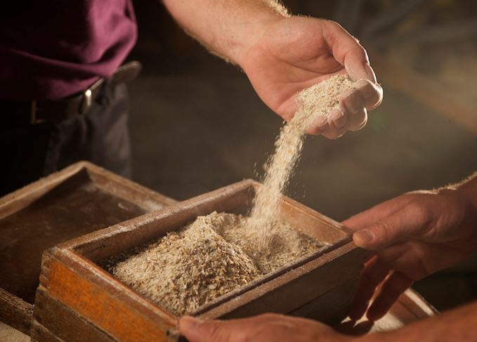 Glenturret distillery grist drawer