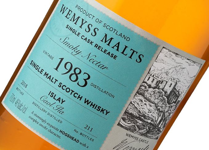 Smoky Nectar 1983 Caol Ila Wemyss Malts Cask Club