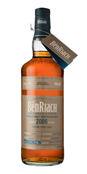 BenRiach Single Cask Batch 14, 12 Years Old (2005), Peated/Port Cask #2679