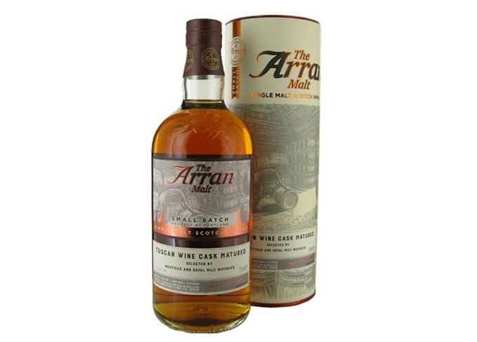 Arran Red Wine Cask Matured bottled for Nauticus in Leith