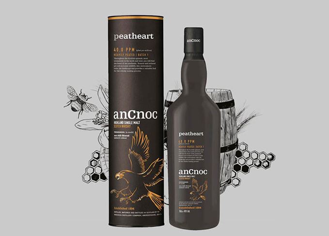 AnCnoc Peatheart smokiest whisky