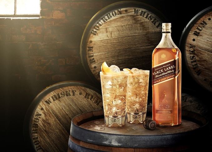 Johnnie Walker Black Label Triple Cask Edition coconut spritz