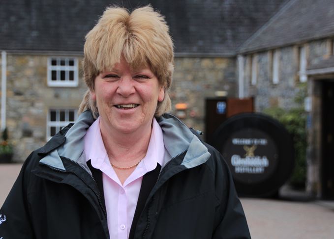 Sue Wiles senior tour guide at Glenfiddich