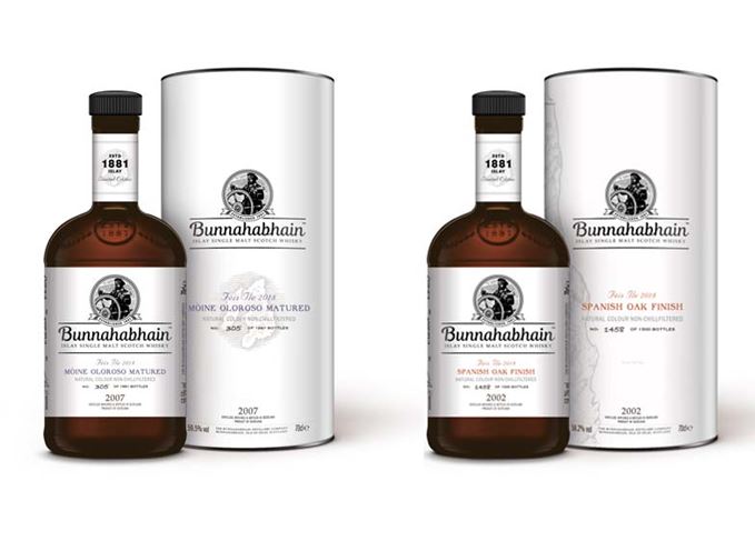 Bunnahabhain Fèis Ìle 2018 whiskies