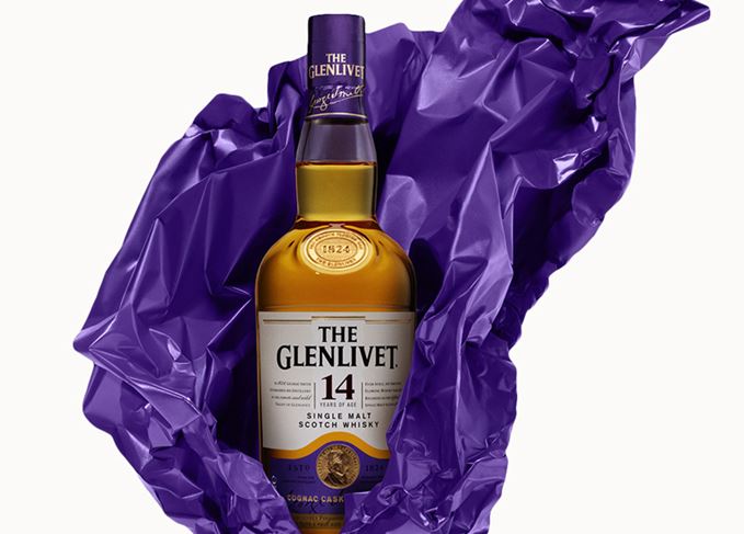 Glenlivet 14 Year Old, Cognac finished whisky