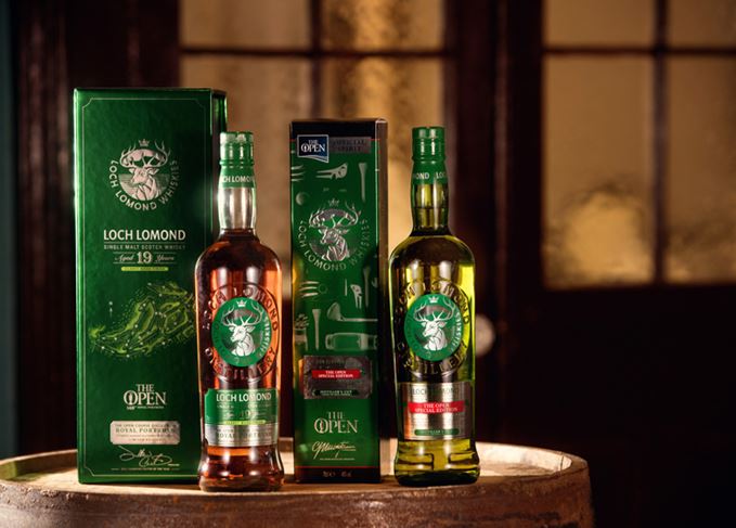 Loch Lomond Open Championship 2019 and The Open Course Collection Royal Portrush whiskies