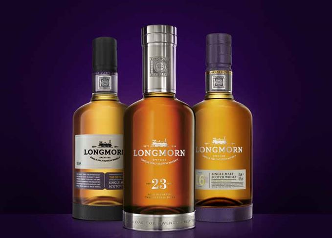 Longmorn Scotch whisky range