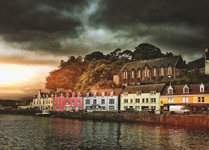 Portree in Skye, the Hebrides, home to the Hebridean Whisky Festival