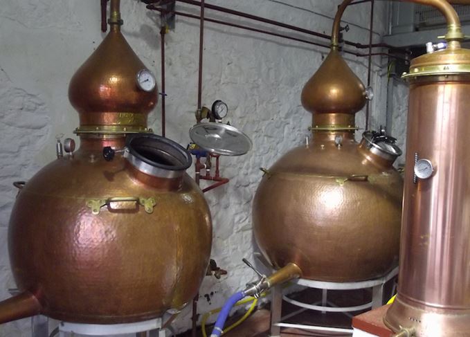 Stills at Strathearn distillery